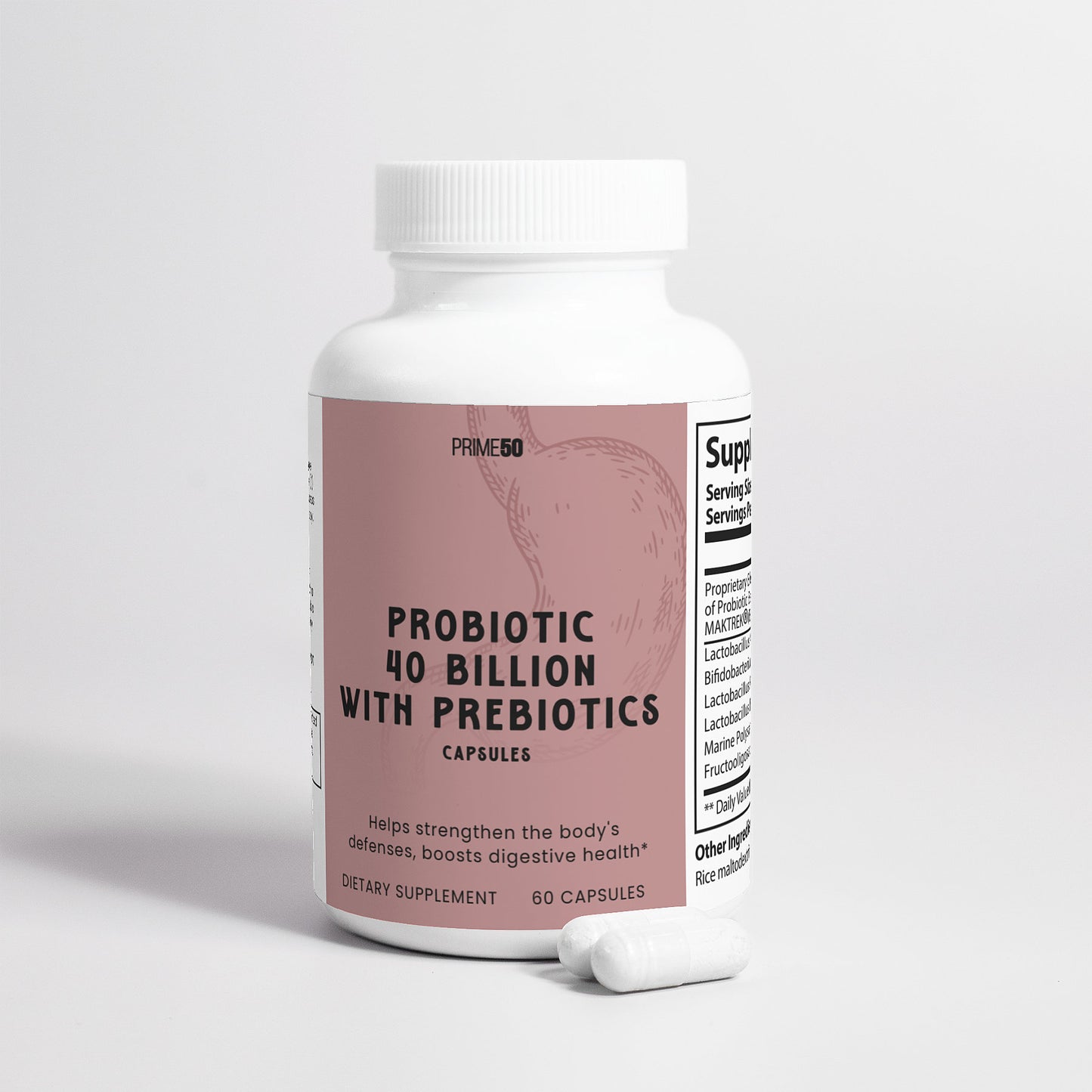 Probiotic 40 Billion with Prebiotics